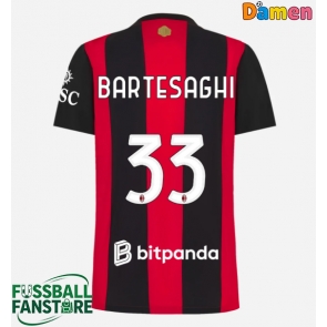 AC Milan Davide Bartesaghi #33 Replik Heimtrikot Damen 2026-27 Kurzarm